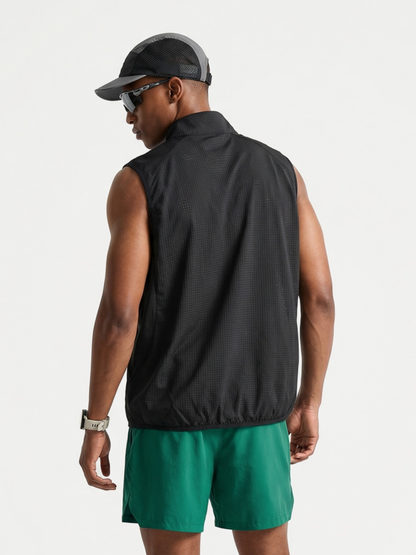 FoxCliff - Unisex Lightweight Perforated Mesh Breathable Zip Vest