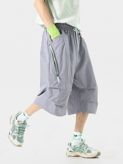 DewDash - Unisex Water-Repellent Wrinkle Utility Shell Shorts