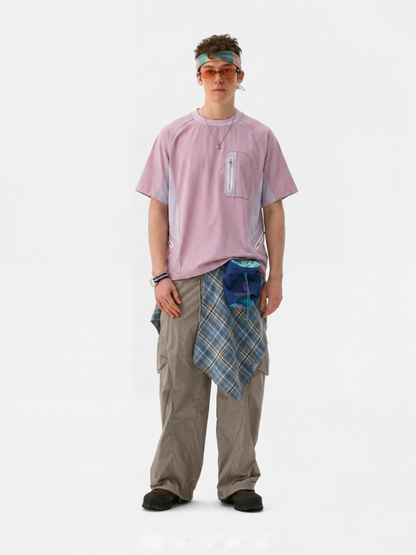 LightFlare - Colorblock Mesh Breathable Quick-Dry T-Shirt