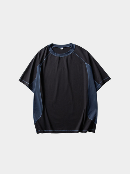 LightStep - Unisex Lightweight Quick-Dry Colorblock Performance T-Shirt