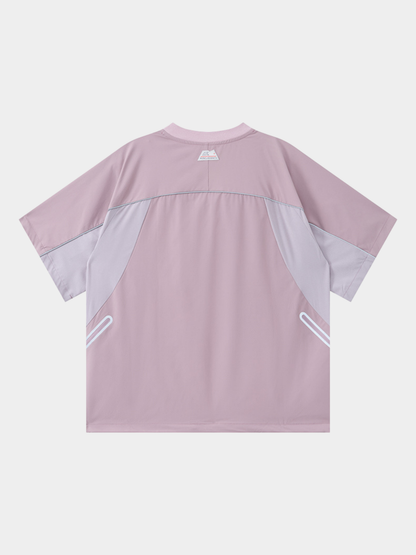 LightFlare - Unisex Colorblock Mesh Breathable Quick-Dry T-Shirt