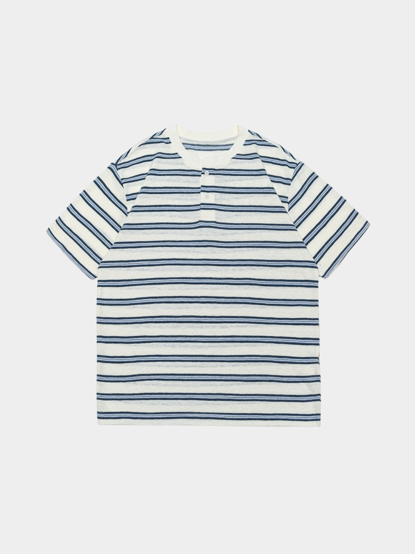 CrestWrap - Men's Lyocell Blend Henley Short Sleeve T-Shirt