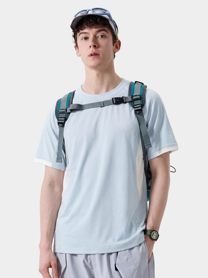 Fireclaw - Quick-Dry Colorblock Performance T-Shirt