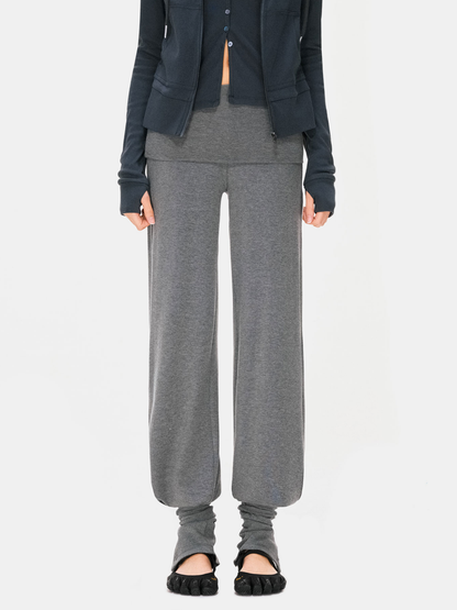 Hallowbrook - Women's Detachable Sock-Cuff Convertible Sweatpants