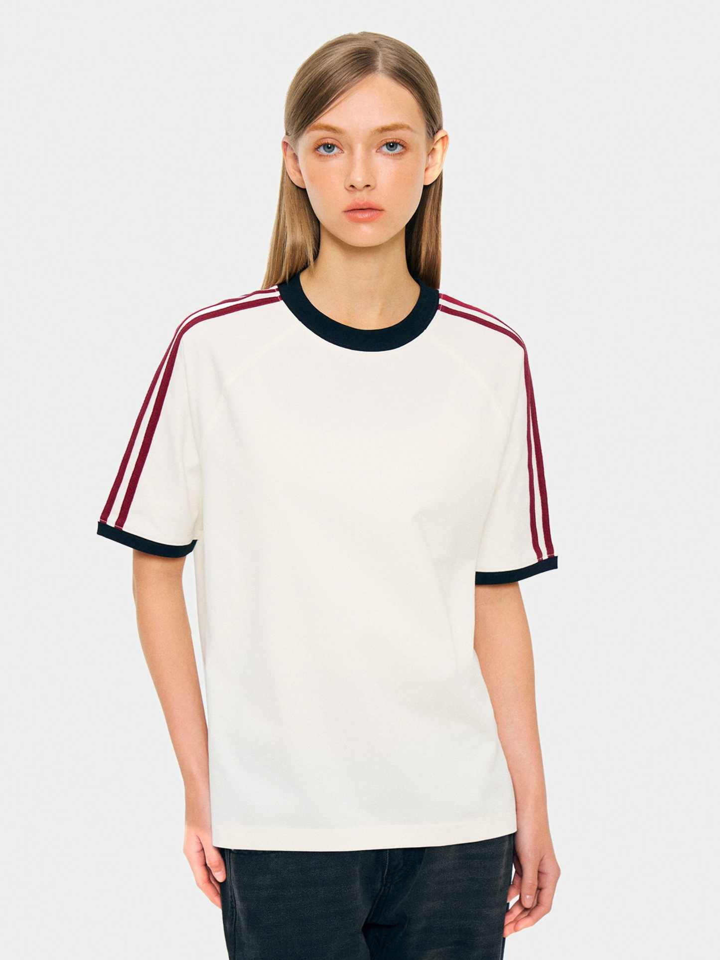 Dusttrail - Unisex Colorblock Cooling Striped Quick-Dry T-Shirt