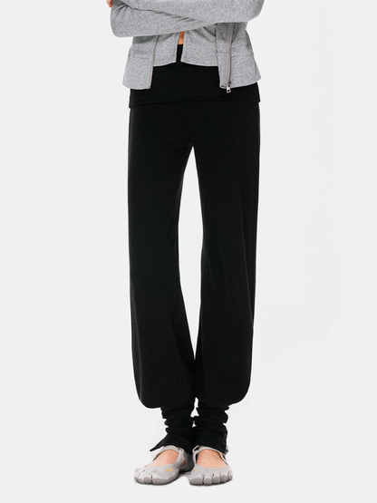 Hallowbrook - Women's Detachable Sock-Cuff Convertible Sweatpants