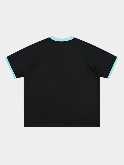 Dusttrail - Unisex Colorblock Cooling Striped Quick-Dry T-Shirt