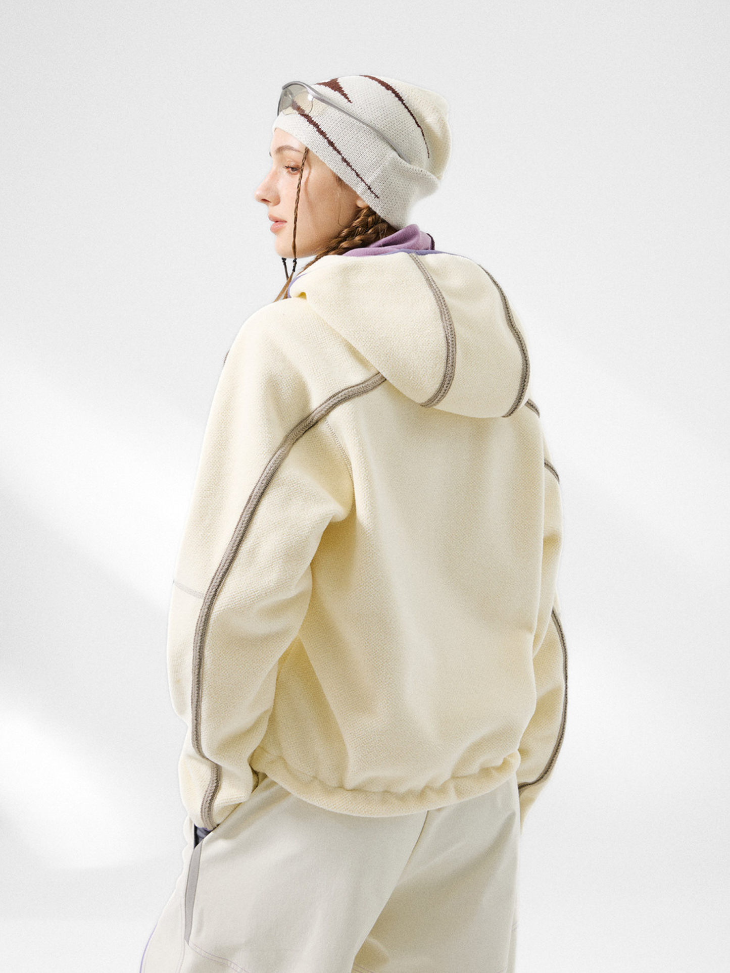 CrowPeak - Women's Colorblock Textured Zip-Up Jackets