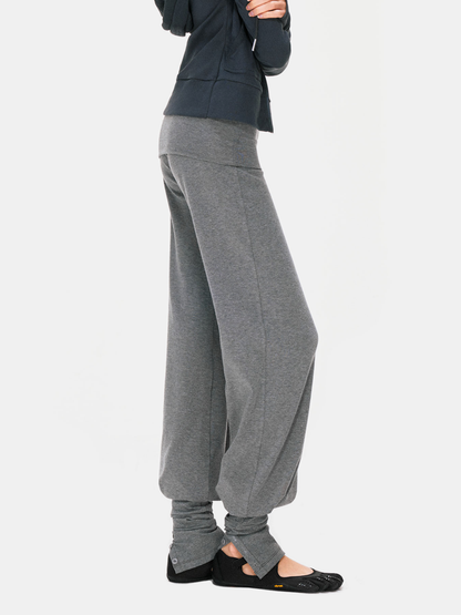 Hallowbrook - Women's Detachable Sock-Cuff Convertible Sweatpants