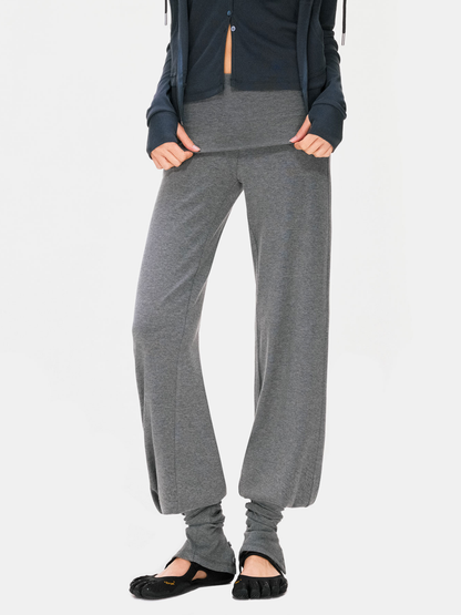 Hallowbrook - Women's Detachable Sock-Cuff Convertible Sweatpants