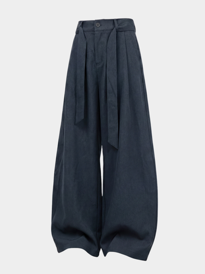 Slowtrail - Men's Faux Denim CleanFit Curved Pants