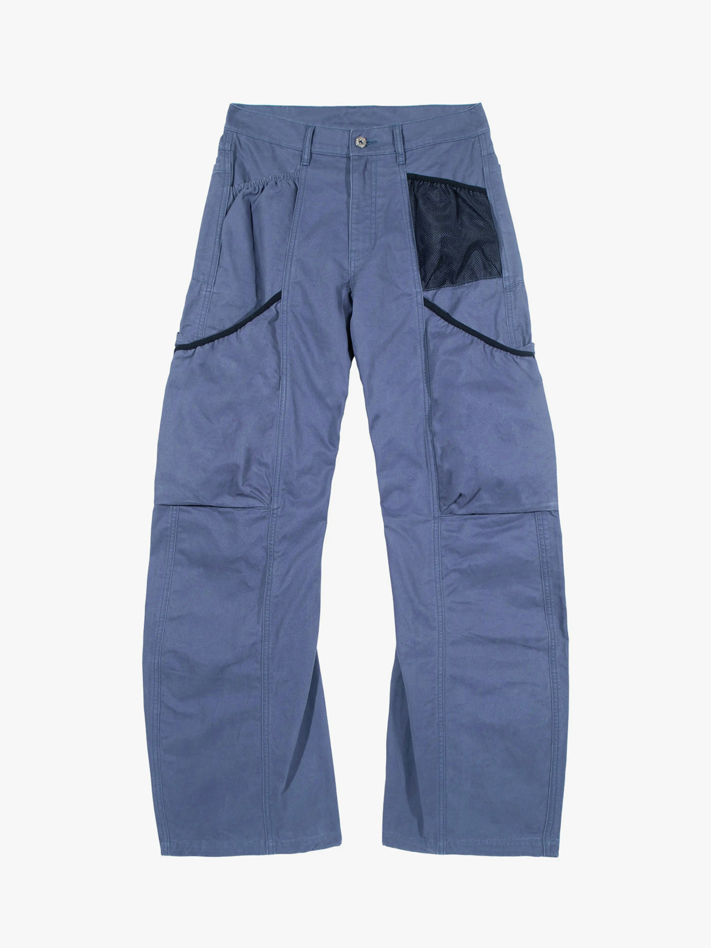 SleekLine - Men's Cross-Strap Multi-Pocket Curved Cargo Pants